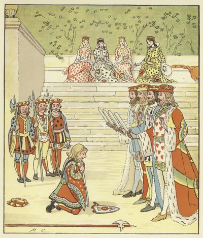 De Hartenkoningin door Randolph Caldecott