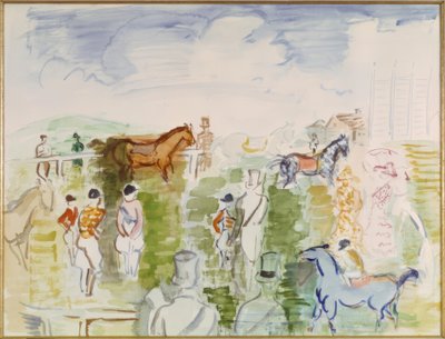 In de paddock door Raoul Dufy