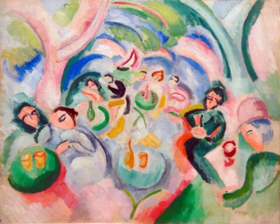 Het aperitief door Raoul Dufy