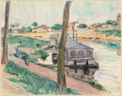 De woonboot door Raoul Dufy