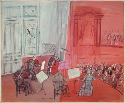 Het Oranjeconcert door Raoul Dufy