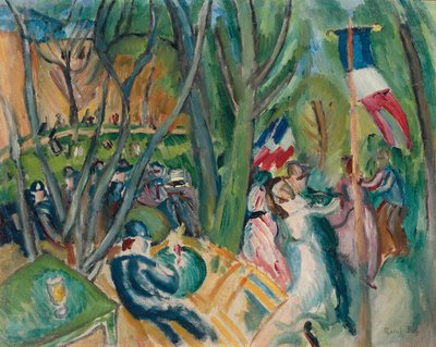 De volksdans; Het populaire bal door Raoul Dufy