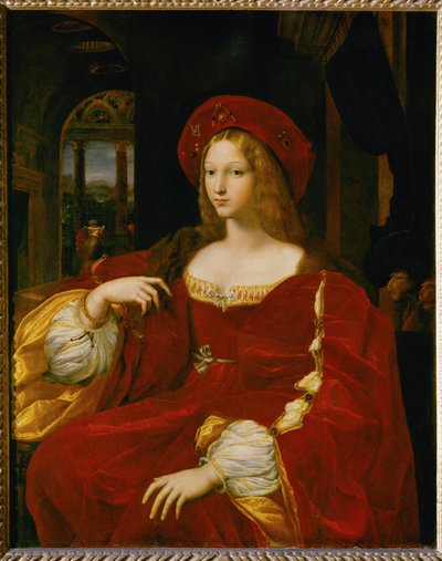 Isabel de Requesens, vrouw van de onderkoning van Napels ... door Raphael (1483-1520)