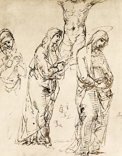 Ontwerpen voor de Moeder Gods onder het kruis door Raffaello Sanzio Raphael