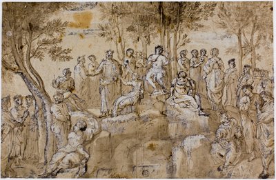 Parnassus door Raphael