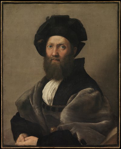 Portret van Baldassarre Castiglione door Raphael