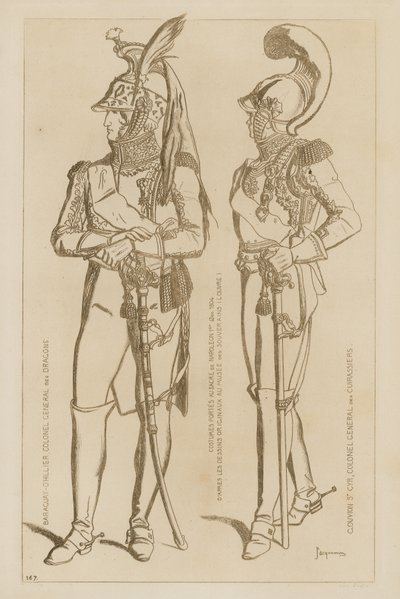 Kostuums bij de poorten naar de kroning van Napoleon I door Raphael Jacquemin