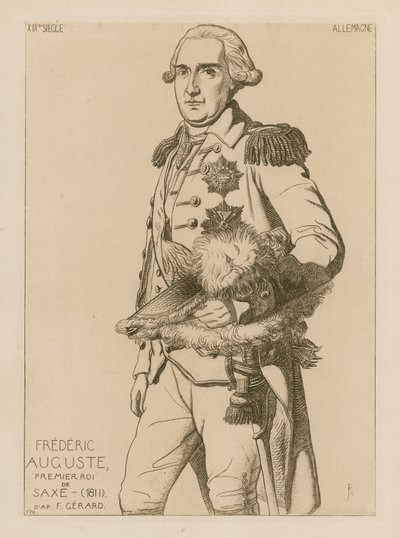 Frederik Augustus, de eerste koning van Saksen (1811) door Raphael Jacquemin