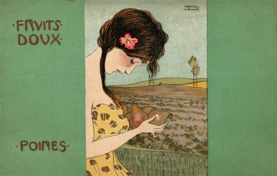 Peren, ca 1900 (illustratie) door Raphael Kirchner