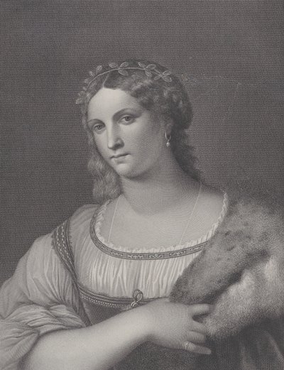 La Fornarina, 1814 door Raphael Morghen