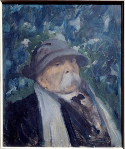 Portret van Georges Clemenceau door Raymond Woog