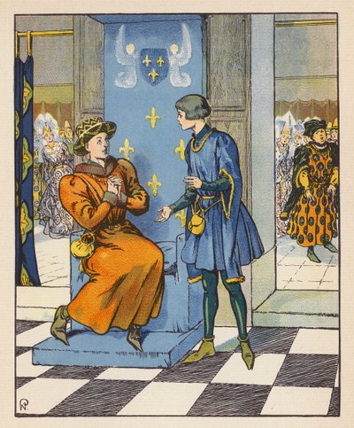Geheime Gesprek van Jeanne met Karel VII door Raymond de la Neziere