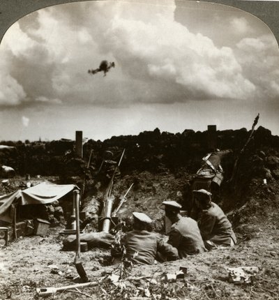 Mortieren in de loopgraven, Eerste Wereldoorlog, 1914-1918 door Realistic Travels Publishers