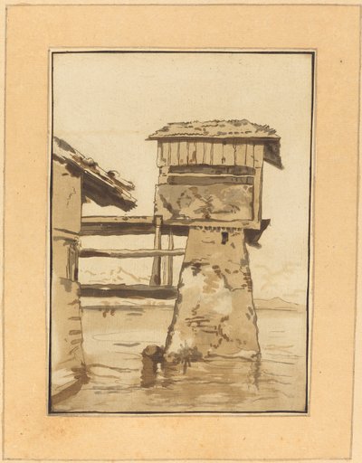 Zwitsers boerenhuis door Regina Schönecker after Franz Schutz