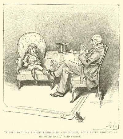 Illustratie voor Little Lord Fauntleroy door Reginald Bathurst Birch