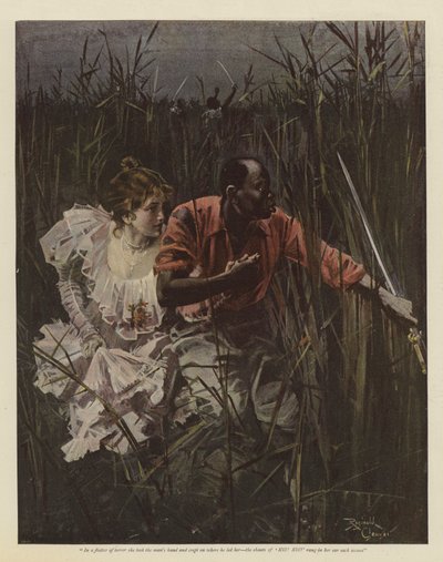 De hand van een vrouw (chromolitho) door Reginald Thomas Cleaver