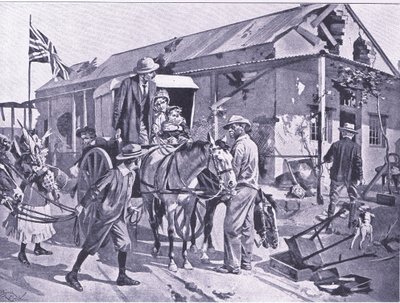 Wat evacuatie betekent voor de loyale kolonisten, illustratie uit