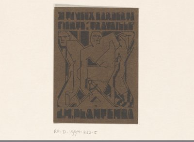 Ex libris van J.H. Plantenga door Reijer Stolk