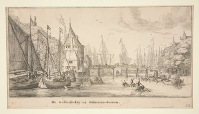 Gezicht op Amsterdam door Reinier Nooms