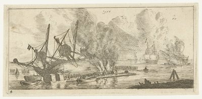 Waterdichtmaken van de romp van een schip door Reinier Nooms