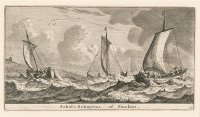 "Scholshuiten" of "Pinken" door Reinier Nooms, called Zeeman