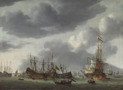 Amsterdamse Havenscène door Reinier Zeeman