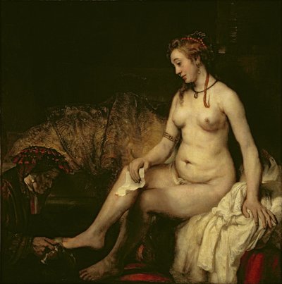 Bathseba in Bad door Rembrandt van Rijn