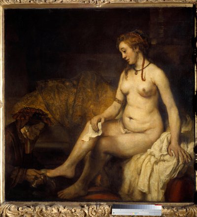 Bathseba in bad door Rembrandt Harmensz. van Rijn