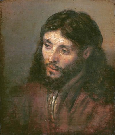 Hoofd van Christus, ca. 1648 door Rembrandt van Rijn