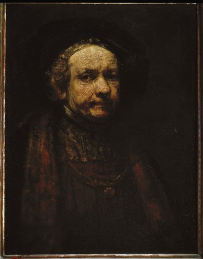 Zelfportret door Rembrandt van Rijn