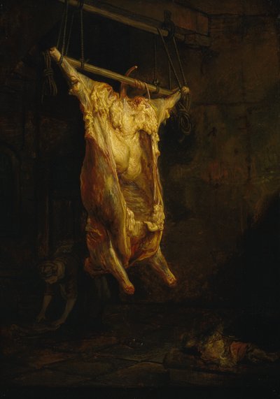 Het Kadaver van een Os, late 1630s door Rembrandt Harmensz. van Rijn