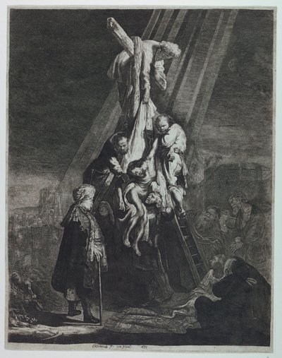 De kruisafneming door Rembrandt van Rijn
