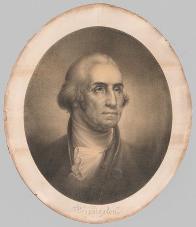 Hoofd van George Washington, 1856 door Rembrandt Peale