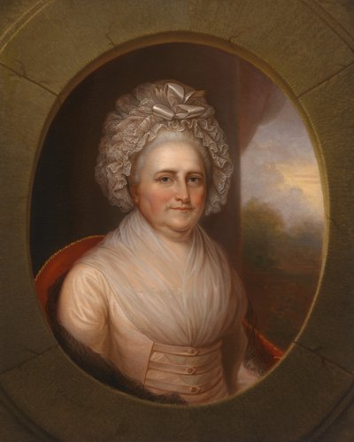 Martha Washington door Rembrandt Peale