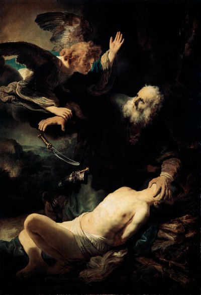 Abraham offert Isaak, 1635 door Rembrandt van Rijn