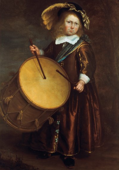 Jongen met Trommel, 17e eeuw door Rembrandt van Rijn