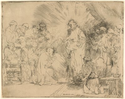 De verschijning van Christus aan de apostelen door Rembrandt van Rijn