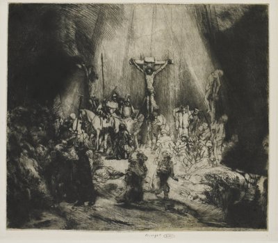Christus gekruisigd tussen de twee dieven: 