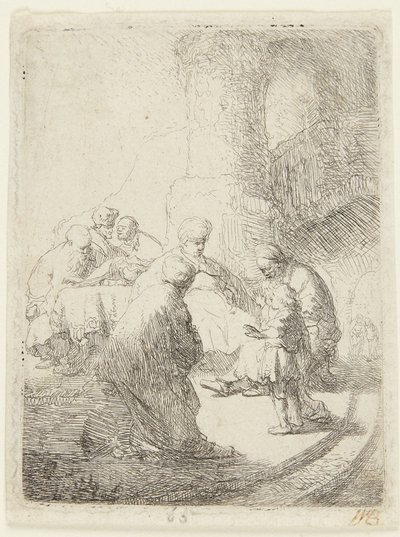 Christus in discussie met de schriftgeleerden door Rembrandt van Rijn