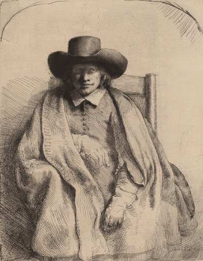 Clement de Jonghe (1651) door Rembrandt van Rijn