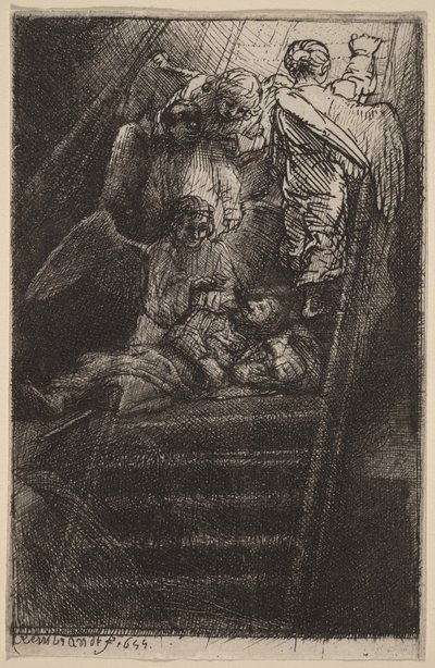 Jakobsladder door Rembrandt van Rijn