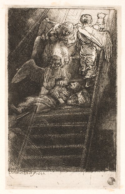 Jakobsladder door Rembrandt van Rijn