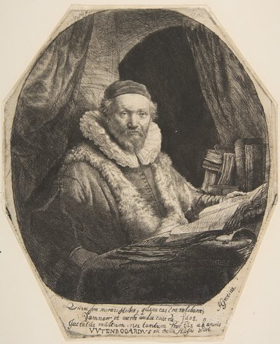 Jan Uytenbogaert door Rembrandt van Rijn