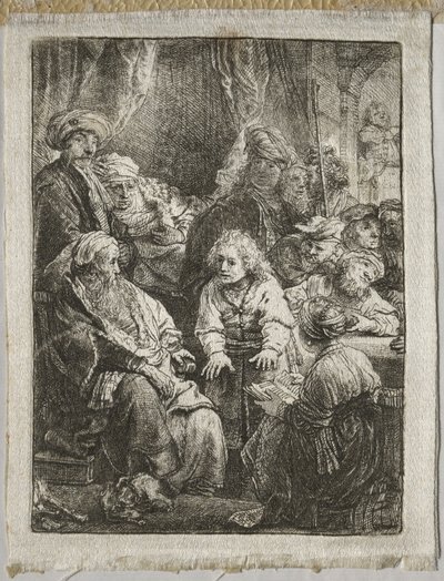 Jozef vertelt zijn dromen, 1638 door Rembrandt van Rijn
