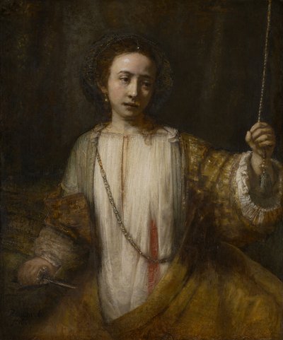 Lucretia door Rembrandt van Rijn