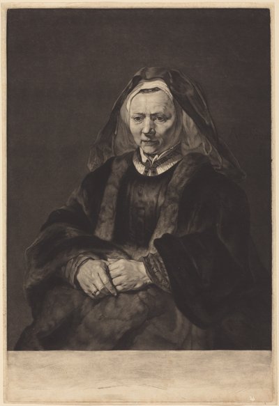 Rembrandts vrouw door Rembrandt van Rijn