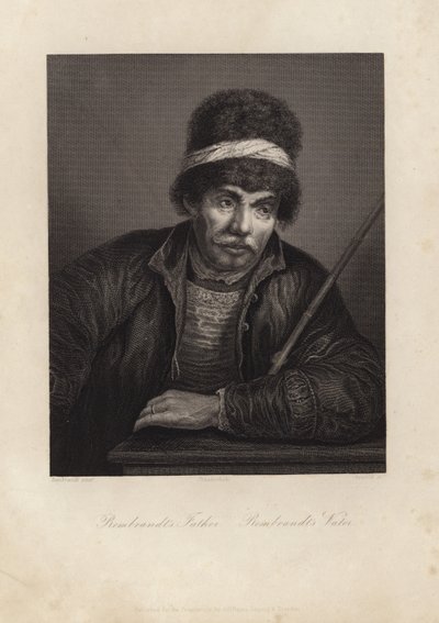 Rembrandts vader door Rembrandt van Rijn