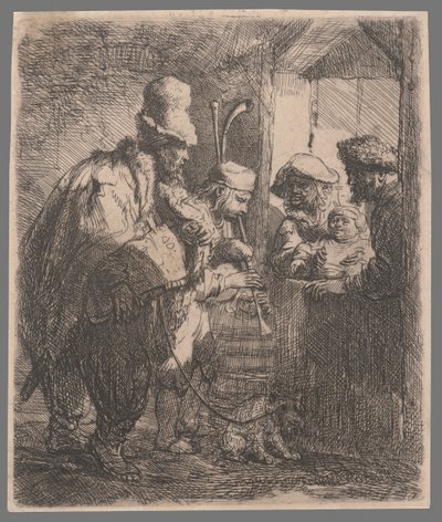 De doop van de eunuch door Rembrandt van Rijn