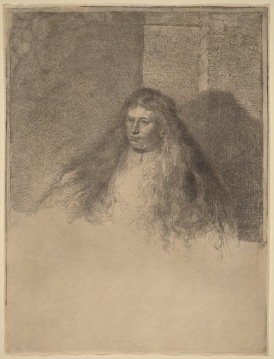 De grote joodse bruid door Rembrandt van Rijn