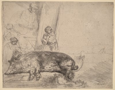 The Hog door Rembrandt van Rijn